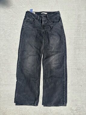 Vintage Levi's Women's “Low Loose” Jeans in Washed Black